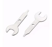2pcs 3/8'' 2. 2" Stainless Steel Collet Chuck Wrench Spanner Key for Rotary Tools