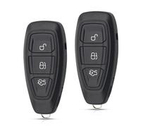 2PCS 3 Buttons Car Key Fob Case For Ford Fiesta Focus Mondeo B-Max S-Max C-Max Galaxy Kug Grand Key Cover with Uncut Blades