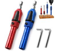 2PCS 3-in-1 Magnetic Socket Bit Set with Adjustable Collar, Quick-Change Socket Drill Bit Holder, Removable Magnetic Screwdriver Drill Bit Holder, Screw Holder for Hex Screwdriver and Power Bits