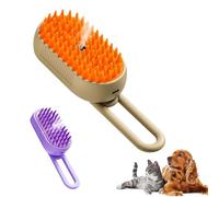 2PCS 3 In 1 Pet Steam Groomer Comb, 2025 Upgrade 3-in-1Cat Steam Brush for Massaging and Cleaning Shedding Pets, Water Brush for Cats Dog(2pcs)