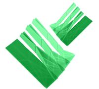 2pcs 3-in-1 Polygons Measuring Spoon, 6 Different Sizes Foldable Flat Magnetic Folding Scoop Measuring Spoons for Liquid Dry Ingredients Multifunction Kitchen Gadget Utensils (Green)