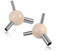 2pcs 3-in-1 Safety Eye Tool, 3 Sizes Doll Making Eyes Auxiliary Tool for Attaching Crochet Safety Eyes for Crocheting Safety Eyes for Amigurumi Stuffed Animal Eyes Install Making DIY Craft