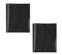 2Pcs 3 Prongs File Bag with Two Pocket Letter Size Document Organiser with Clear Front Pocket for School Supplies Report Organiser