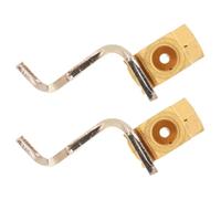 2pcs 3-Way Brake Line Tee Connector 3/16 Inch Brass Fittings | Fits US and Japanese Vehicles, High-pressure Resistant Design, Leak Prevention, for Car Brake System Maintenance and Line