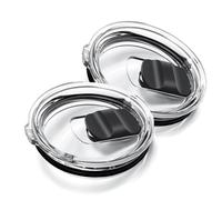 2Pcs 30 oz Replacement Yeti Tumbler Lids, for Yeti 30 oz, 32 oz Tumbler, 14 oz Coffee/Stackable Mug, 35 oz Straw Mug, with Strong Magnetic Slider Switch, Good Spill Proof Effect Travel Cover, BPA Free