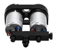2PCS 300LPH Universal External Inline Fuel Pump Replaces 0580254044 With Dual Bracket Kit Out Manifold Pressure Fuel Pump