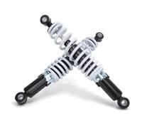 2pcs 300mm Motorcycle Rear Shock Absorber, Adjustable Damping Shock Damper Heavy Duty Steel Spring Damper Replacement for Mini Dirt Bike Scooter Pocket Cart