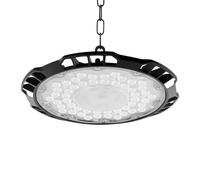 2PCS 300W LED UFO High Bay Light, 30000lm LED Warehouse Lighting, 6500K Commercial Bay Lighting for Factory Workshop Gym Warehouse, IP65 Waterproof Industrial UFO Lamp with Hook, chain, Safety Rope