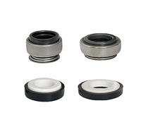 2Pcs 301 Series Mechanical Seal Gasket Set for Water Pump - 8-19mm Shaft, Ceramic/Carbon, Nitrile Rubber, Stainless Steel(301-14)