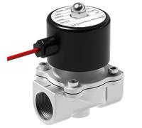 2pcs 304 1/4" 3/8" 1/2" 3/4" 1" 1.2" 1.5" 2" inch Stainless Steel Normally Closed Electric Solenoid Valve AC 110V/220V/24V(2inch,12V)