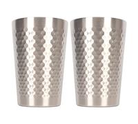 2pcs 304 Stainless Steel Cup, 350ml Beer Cup, Durable Multipurpose Water Coffee Cup Hot Cold Drinking Cup for Camping Office, Indoor Outdoor Camping Office, Elegant Design