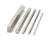 2PCS 304 Stainless Steel Hex Rod, 4mm 5mm 6mm 7mm 8mm-20mm Linear Metric Hexagonal Bar Shaft Length 500mm/20in(8mm)