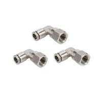2PCS 304 Stainless Steel Pneumatic Hose Fitting PC PCF PL PLF PB Quick Release Pipe Fittings 1/8 1/4 3/8 1/2 BSP Air Tube Connector(6mm-M5,PLF)