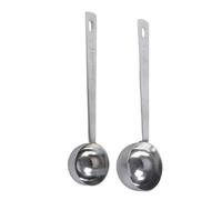 2PCS 304Stainless Steel Tablespoon Measuring Spoon with Long Handle Measuring Utensils for Grinding Coffee and Baking Kitchen Tablespoon