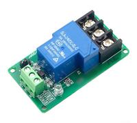 2pcs 30A 1-Way Relay Module with LED Indicator and Screw Terminal for PLC Control Home Automation 5V 12V 24V DC Input (24V)