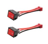 2PCS 30A/35A High Current Battery Switch 12V/24V 550/775 Brush Motor Power Controller With XT60/T Plug For RC Fishing Bait Boat(With T-plug)