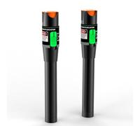 2PCS 30KM Visual Fault Locator for Fiber Optic Cables, VFL Supports FC/ST/SC Interfaces, Long-Range Fault Finder, Fiber Light Pen Tester, High-Precision OTDR Mapping Tool for FTTH, Telecom, Datacom