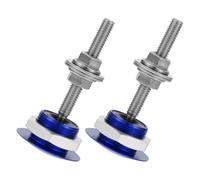 2pcs 30mm Hidden Anti Theft Hood Latch Lock for Car Engine Covers | Reinforced Alloy Build, Sealed Push Button Design, Blue Finish, DIY Install for Garage Fitting and Weather Use