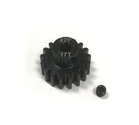 2Pcs 32P 3.175mm Motor Gear Pinion 10T 11T 12T 13T 14T 15T 16T 17T 18T 19T 20T 21T 22T 23T 24T 45#Steel Metal(17T)