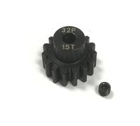 2Pcs 32P 3.175mm Motor Gear Pinion 10T 11T 12T 13T 14T 15T 16T 17T 18T 19T 20T 21T 22T 23T 24T 45#Steel Metal(15T)