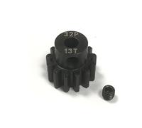 2Pcs 32P 3.175mm Motor Gear Pinion 10T 11T 12T 13T 14T 15T 16T 17T 18T 19T 20T 21T 22T 23T 24T 45#Steel Metal(13T)