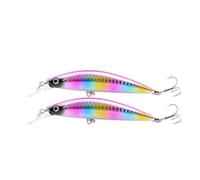 2PCS 33G/10.8CM Fishing Lure Global Release Sinking Lure For Long Casting Hard Bait Tackle For Fly Fishing For Fishings Enthusiasts(Color 02,38G 13.3CM)