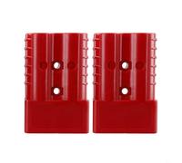 2PCS 350A Connector Pair for Forklift Batteries, Safe and Efficient Charging Solution for High End Vehicles (Red)