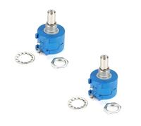 2PCS 3590S 3590S-2-103L Precision Multiturn Potentiometer 10Ring Adjustable Resistor 500 1K 5K 10K 20K 50K 100K 100 200 500 Ohm(20K Ohm)