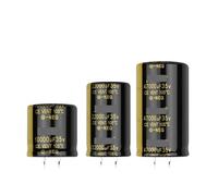 2Pcs 35V Capacitor Amplifier Electrolytic Capacitor 2000Hours 105 ℃ For Filter/Amplifier/Audio/Air Conditioner/HiFi Capacitance CZAOINCU(35V47000UF 35x60)