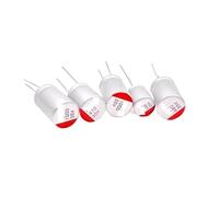 2PCS 35V Series Conductive Polymer Aluminum Solid Electrolytic Capacitors 100uf220uf330uf470uf560uf680uf1000uf1500uf4700uf(35V100UF 6X8MM)
