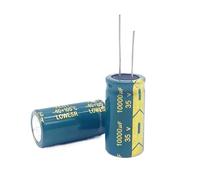 2pcs 35v10000uf volume 18x35mm 10000uf 35V aluminum electrolytic capacitors 20%