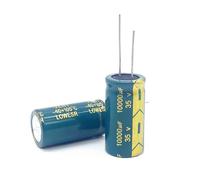 2pcs 35v10000uf volume 18x35mm 10000uf 35V aluminum electrolytic capacitors 20%