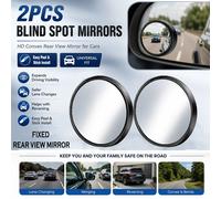 2Pcs 360° Car Blind Spot Convex Mirrors