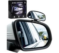 2Pcs 360° HD Blind Spot Car Mirror Adjustable Wing Car Mirror Blindspot