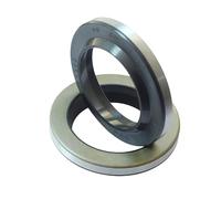 2PCS 37/38/40/42/43 * 46/47/48/50/52/53/55/58 * 5/8/7/10 GA NBR Rubber Hydraulic Iron Shell Dust Proof Wiper Ring Gasket Oil Seal(37X50X7X10)