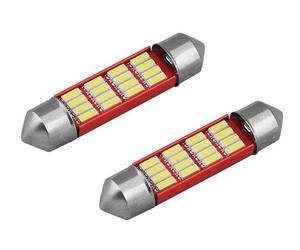 2pcs 39mm Festoon 4014 LED Canbus bulbs 12V/24V
