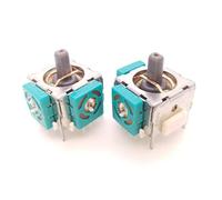 2PCS 3D Analog Joystick Axis Sensor Module Replacement for PS2 Xbox 360 Controller-Green ALPS