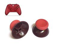 2PCS 3D Analog Joystick Cap Thumb Stick Cap Thumbstick Replacement for Xbox One Elite Controller (Red)