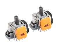 2pcs 3D Analog Sensor Replacement for Hall Effect, 3D Joystick Module for Game Controller for Analog Sensor Potentiometer Thumbsticks Repair Kit for Controller