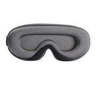 2pcs 3D Memory Foam Silk Sleep Mask Soft Eye Patches Comfort Three Dimensiona Design Face Sleeping Breathable for Sleep(Grey)