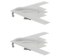 2PCS 3D Military Model B-2 Stealth Bomber 1/2000 1/700 1/350 Scale Model Strategic Aircraft 2 For DIY Model Hobby Collection(1/400(131.2mm))