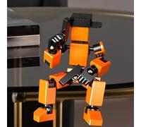 2PCS 3D Printed Action Figures, 5x9.5cm, Versatile Unique Movable Robot Figure, For Friends, Kids, Painting Collections, Photography Props