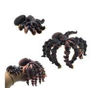 2Pcs 3D Printed Flexible Articulating Octopus Figurine Set 3D Printed Bendable Animal with Movable Arms for Anxiety Relief and Boredom Fun Home Office Desk Decoration for Birthdays Gifts (Style A)