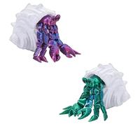 2Pcs 3D Printed Toys, 3d Animals Hermit Crab Detachable, 3d Printed Animals Hermit Crab Toy, 3d Sea Animal Boys Toys Fidget Animal Gift for Collectors Office Desk Decor