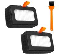2pcs 3D Printer Air Filters with Cleaning Brush, Activated Carbon Combo Air Filter Replacement Practical 3D Printer Accessories for Bambu Lab X1/P1 Series