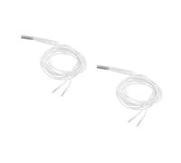2pcs 3d Printer Cartridge Heater 60w 6x20mm with 1m Cable | Silicone Insulated Heating Rod, Tubular Cartridge Style, for Extruder Heads and Repair Benches