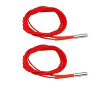 2pcs 3D Printers Cartridge Heater 12V/24V 40W 6 * 20mm 1m for PT100 HOTEND Volcano MK8 MK9 Extruder Parts 12V 24V 40W Heat Part(2PCS 6x20 12V30W)