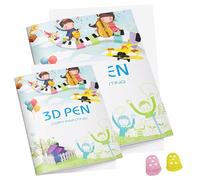 2pcs 3D Printing Pen Book Set, Includes 40 Patterns in Large Template & 22 Patterns in Small Template, Great for 3D Pen Art Drawing & DIY Projects, Great Gift for 3D Printing Enthusiasts and Hobbyists