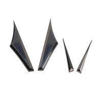 2PCS 3D Side Door Emblem Stickers, Metal For Fender Badge Decals for Car Exterior Trim, Stainless Steel Wing Stickers to Cover Scratches on Doors and Body Panels(A)