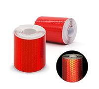 2pcs 3m*50mm High Intensity Prismatic Reflective Safety Tape Vinyl Roll Self-Adhesive Security Marking Tape